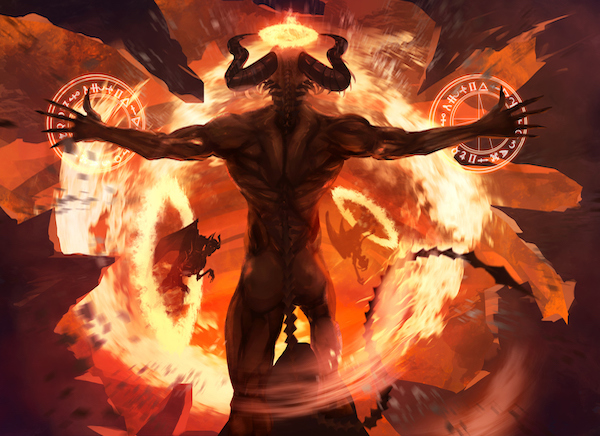Čierna mágia Satan
